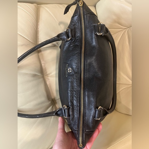 Kate Spade INSIDE PROJECT Grant Park Shelby Black Pebbled Leather Shoulder Bag - Picture 8 of 16